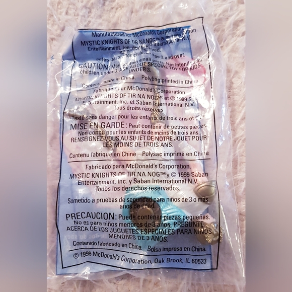 1999 Sabans Mystic Knights of Tir Na Nog Deirdre Figure McDonald's Toy NIP - Picture 6 of 7